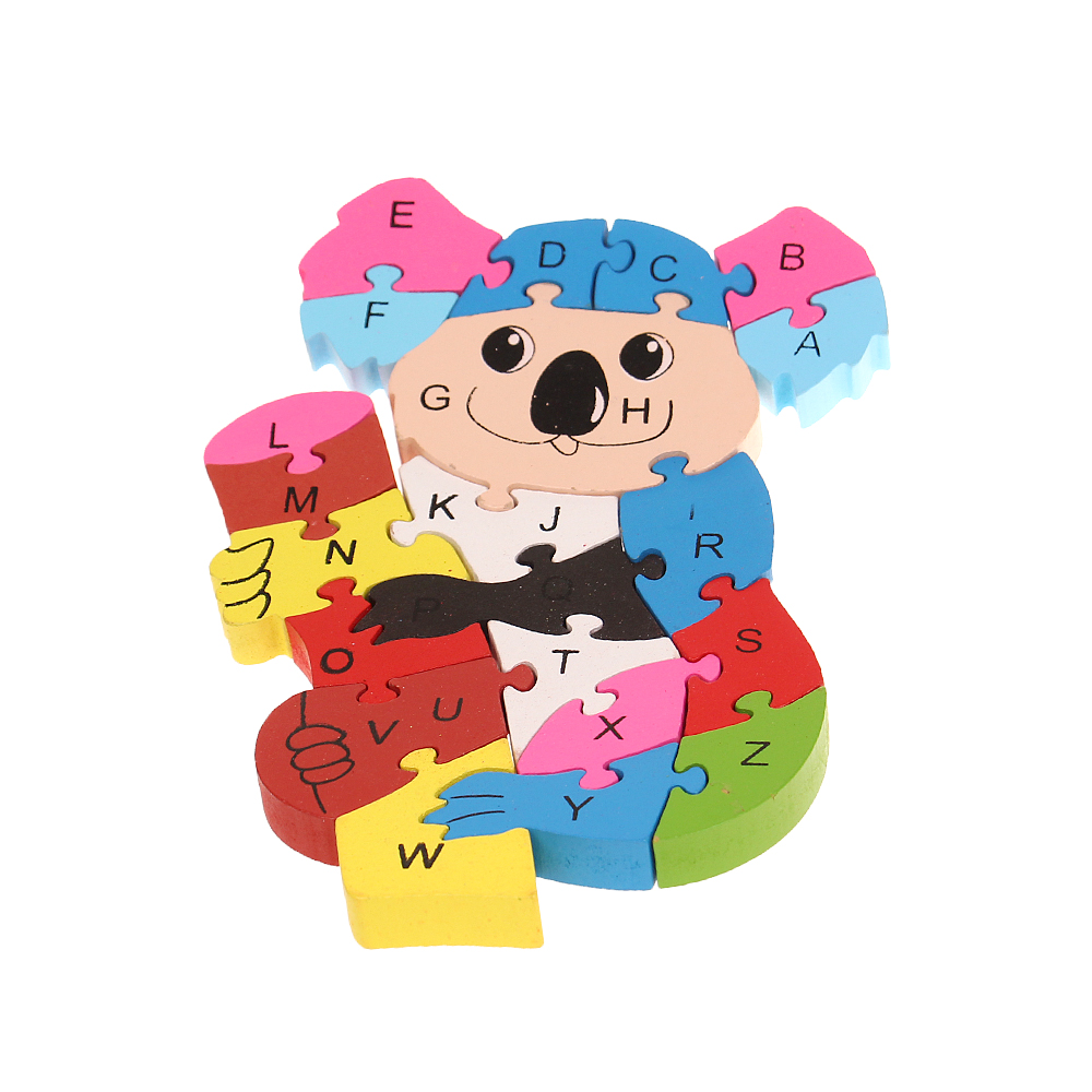 Vzdělávací dřevěné puzzle koala - попередній перегляд 2