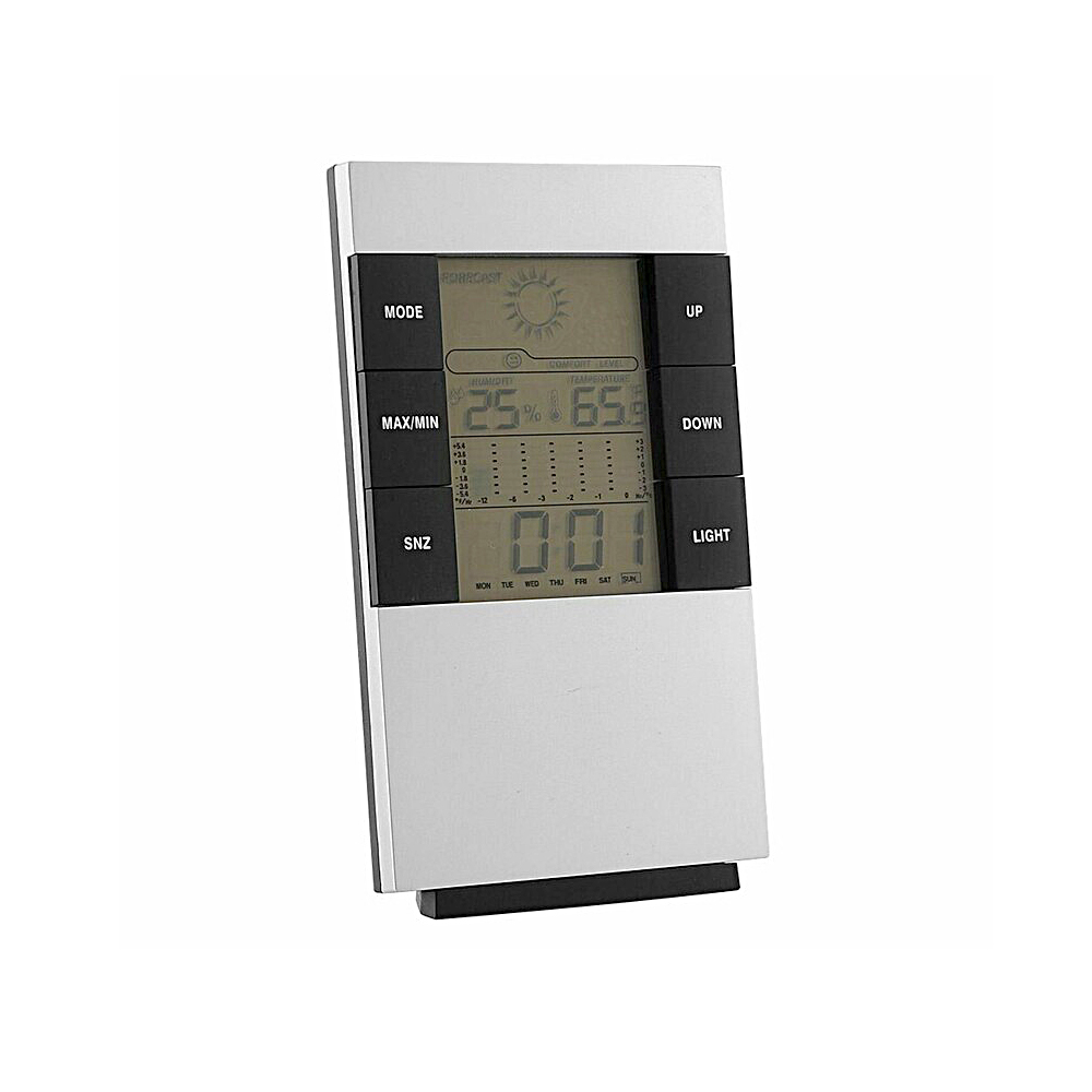 LCD digitální meteorologická stanice s hodinami  - попередній перегляд 1