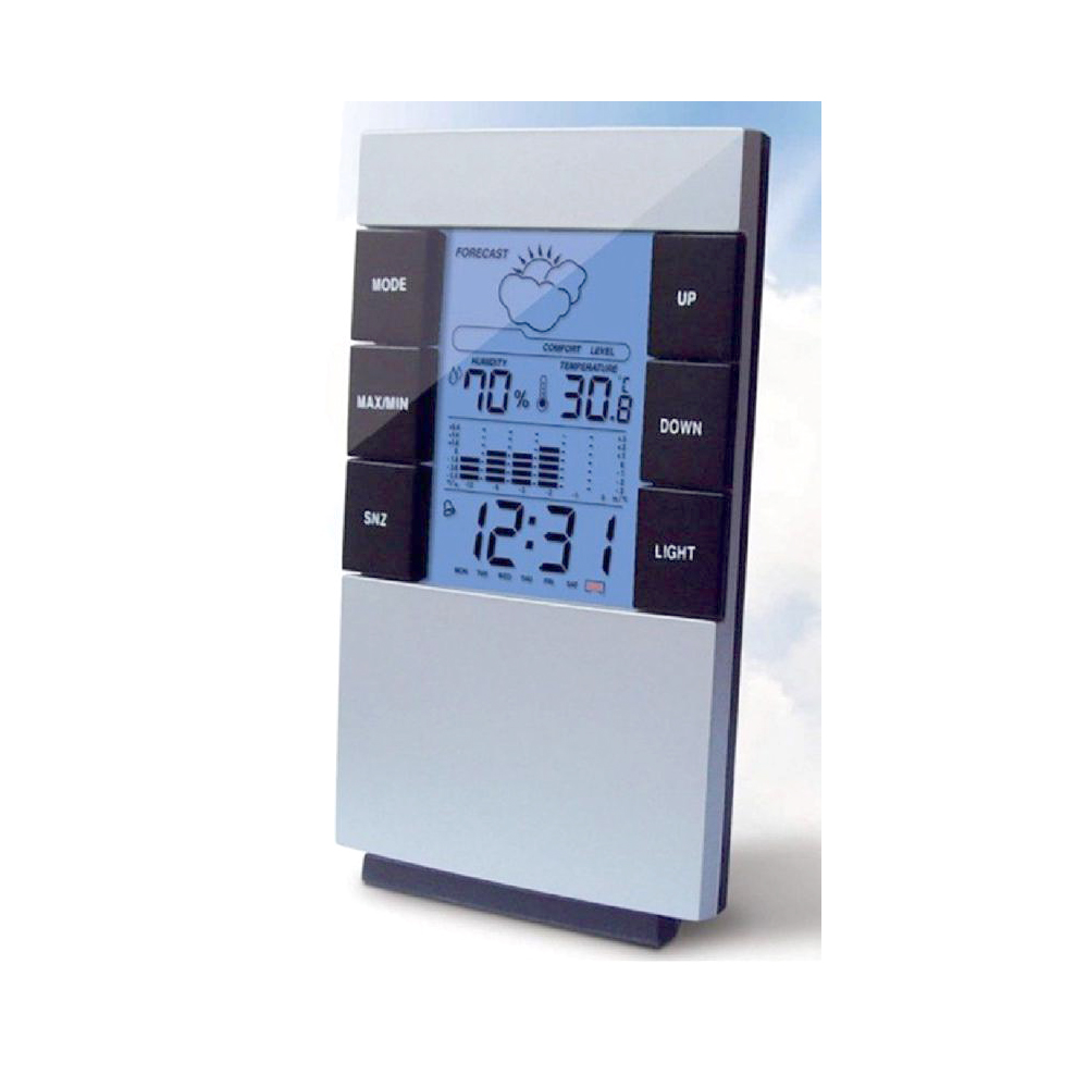 LCD digitální meteorologická stanice s hodinami  - попередній перегляд 2