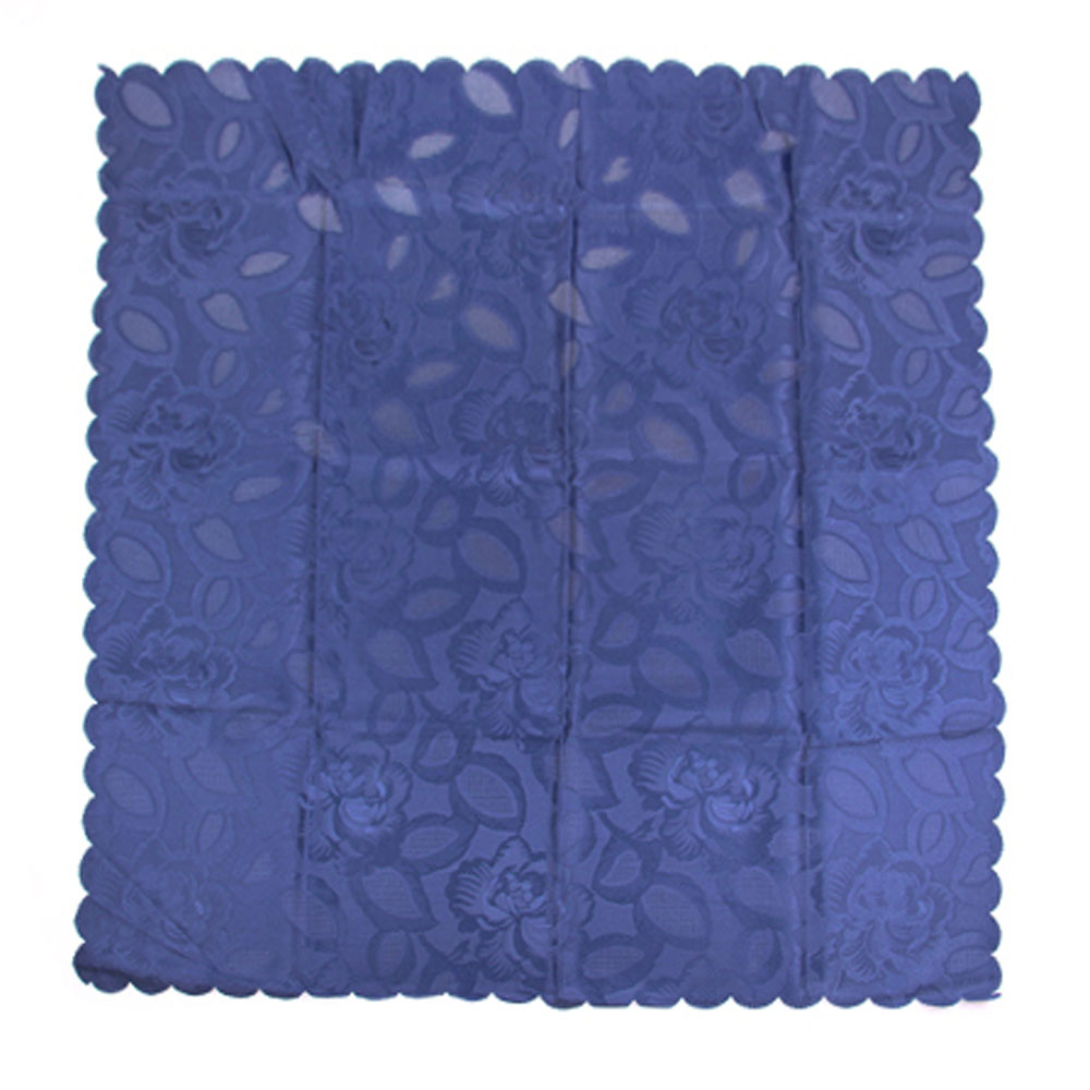 Ubrus Jacquard 80 x 80 cm modrý - попередній перегляд 3