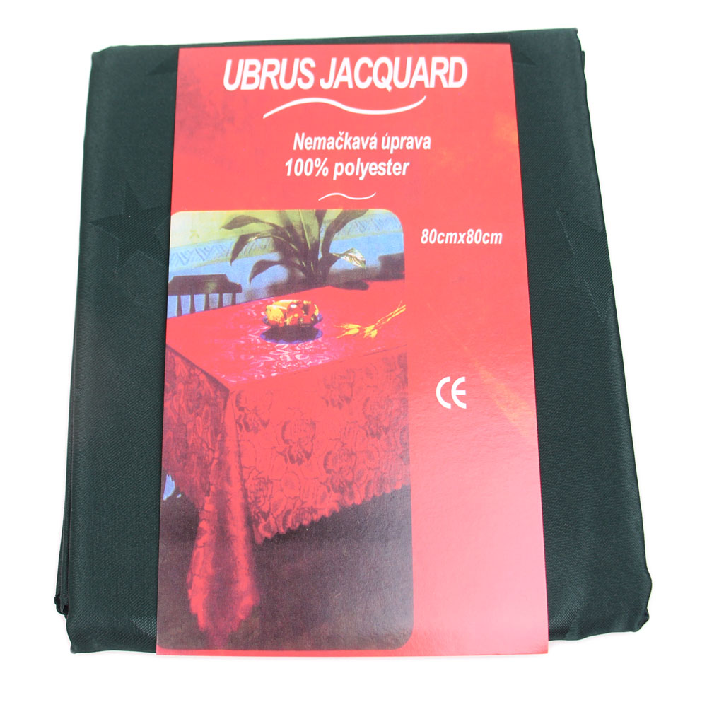 Ubrus Jacquard 80 x 80 cm zelený - попередній перегляд 1