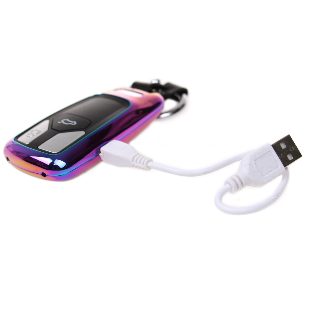 USB zapalovač klíč od auta duhový - попередній перегляд 3