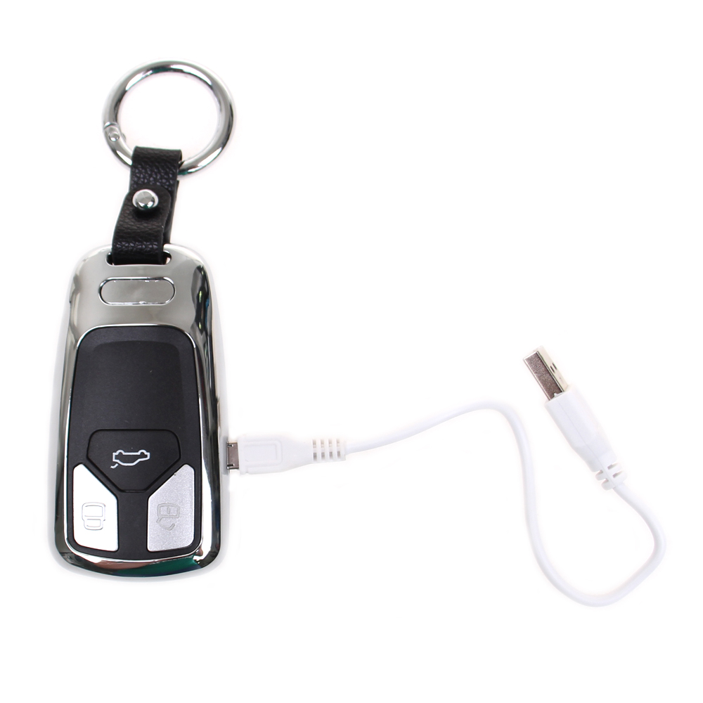 USB zapalovač klíč od auta stříbrný - попередній перегляд 3