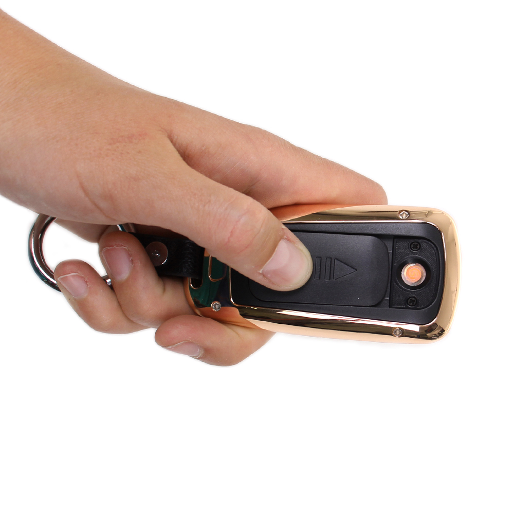 USB zapalovač klíč od auta zlatý - попередній перегляд 2