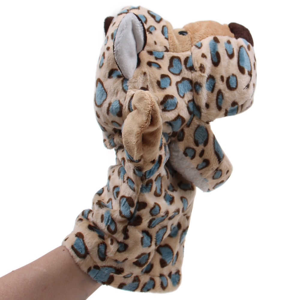 Plyšový maňásek na ruku leopard - попередній перегляд 1