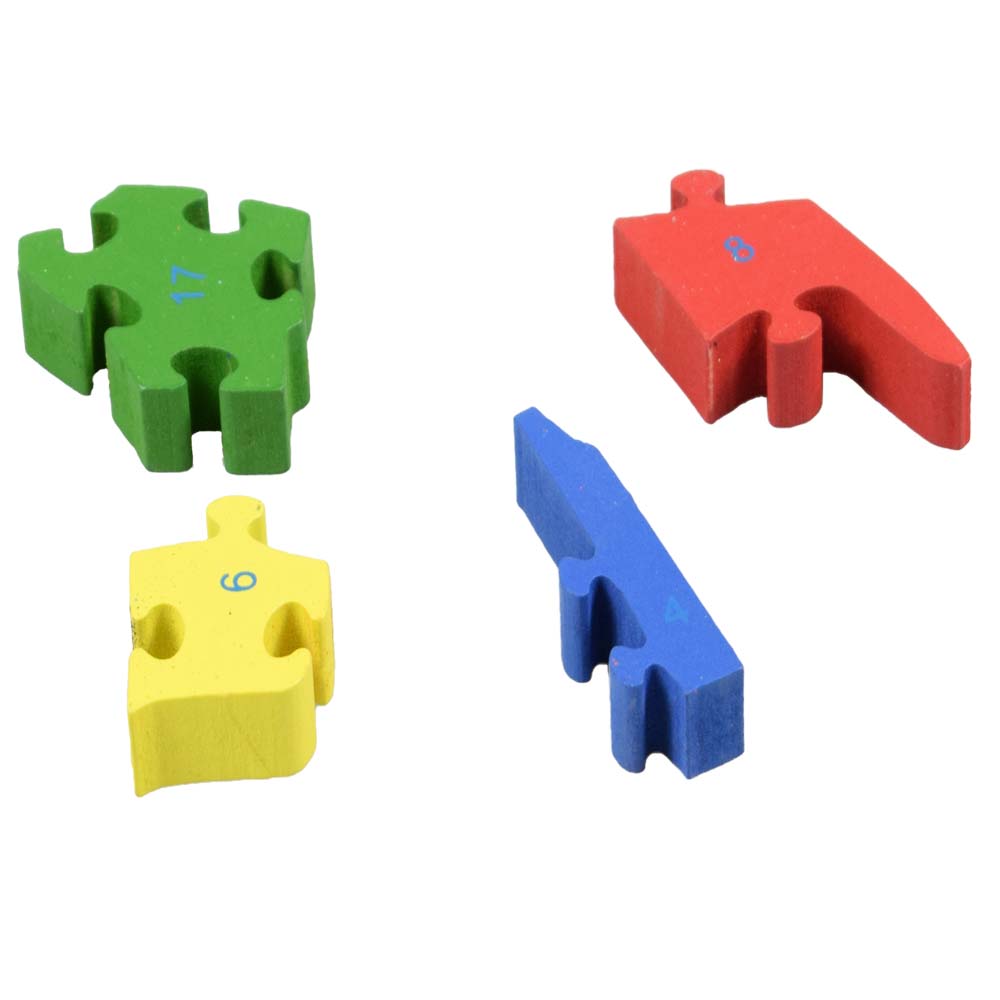 Vzdělávací dřevěné puzzle bagr - попередній перегляд 3
