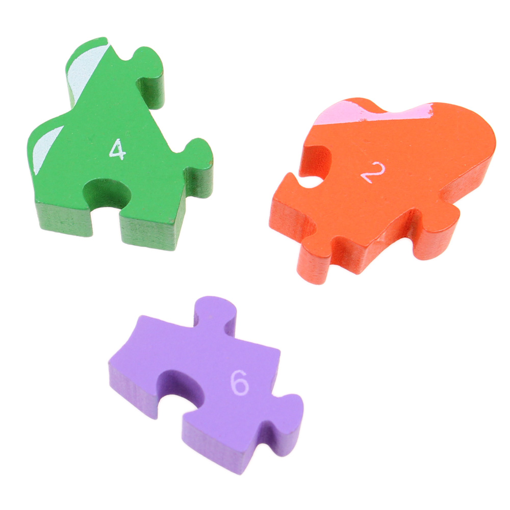 Vzdělávací dřevěné puzzle koník - попередній перегляд 3