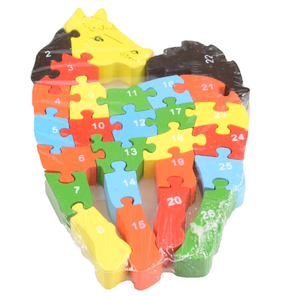 Vzdělávací dřevěné puzzle kůň - попередній перегляд 4