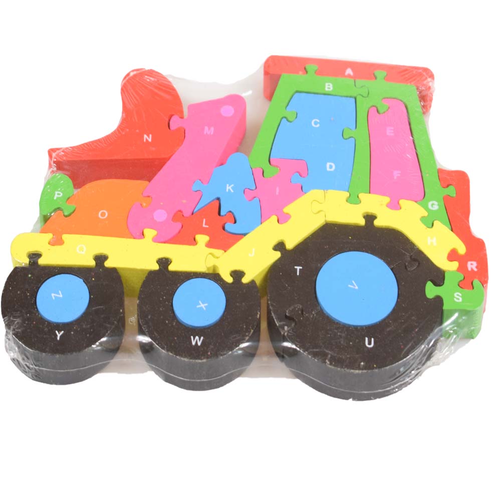 Vzdělávací dřevěné puzzle traktor - попередній перегляд 3