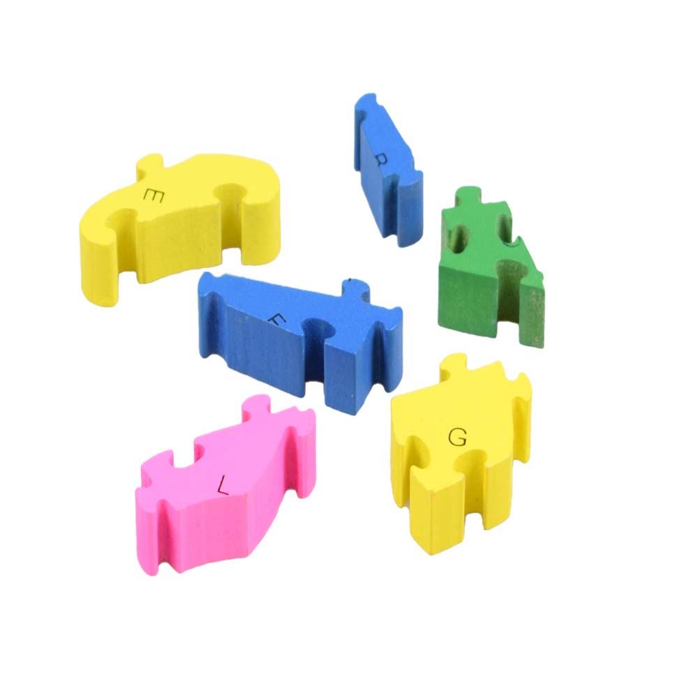 Vzdělávací dřevěné puzzle vlak - попередній перегляд 3