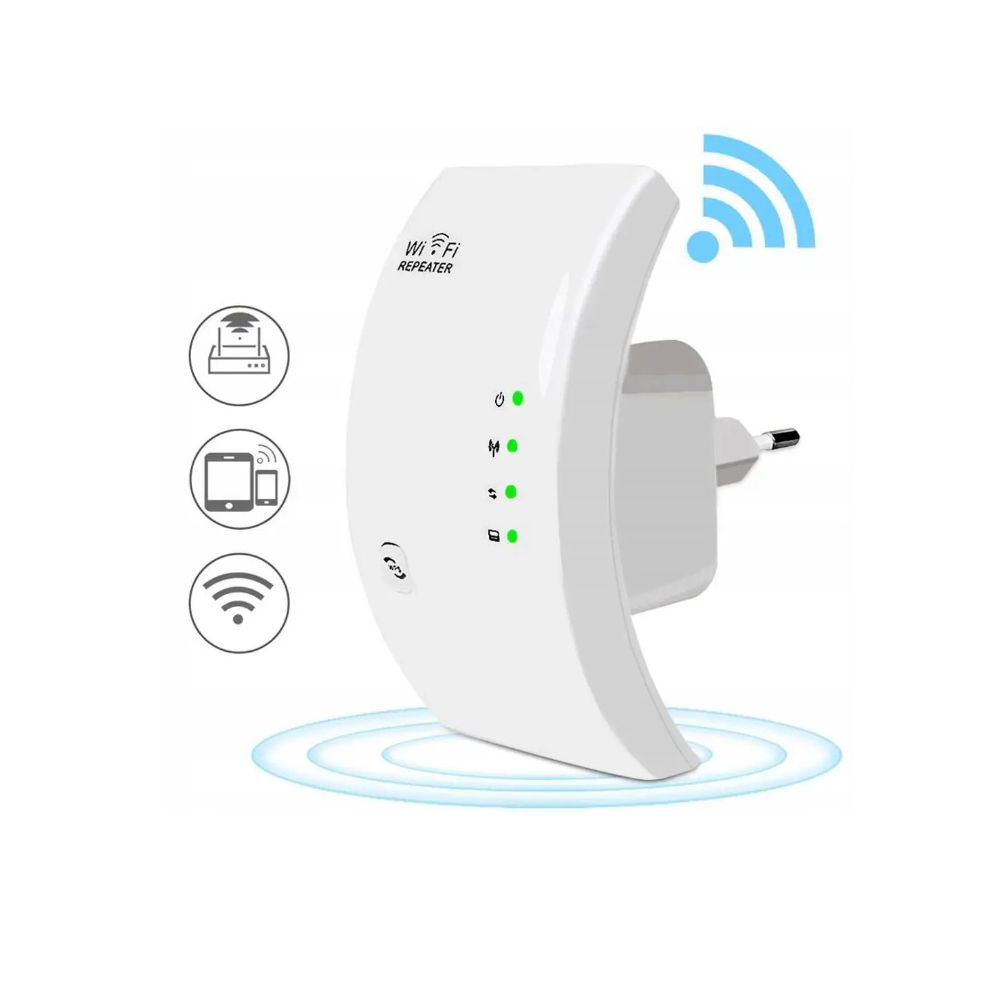 Bezdrátový Wi-Fi zesilovač bílý - попередній перегляд 1