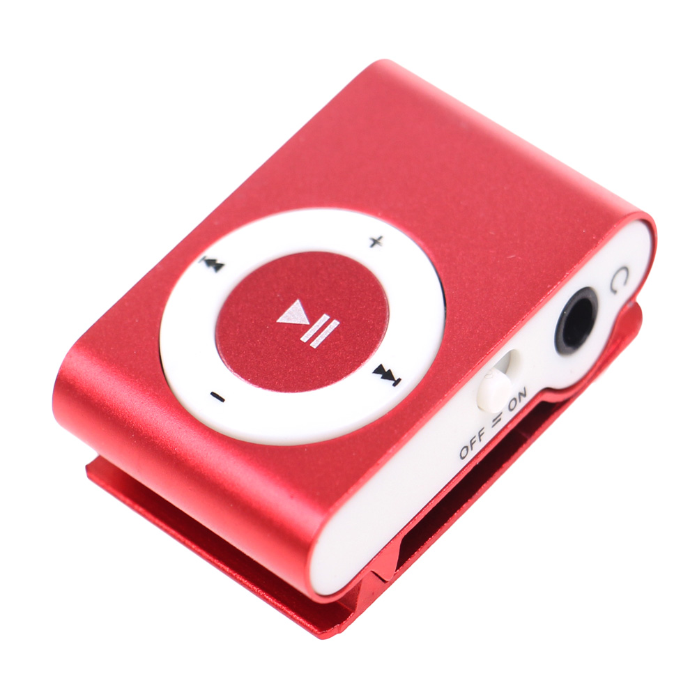Kompaktní MP3 přehrávač červený - попередній перегляд 1
