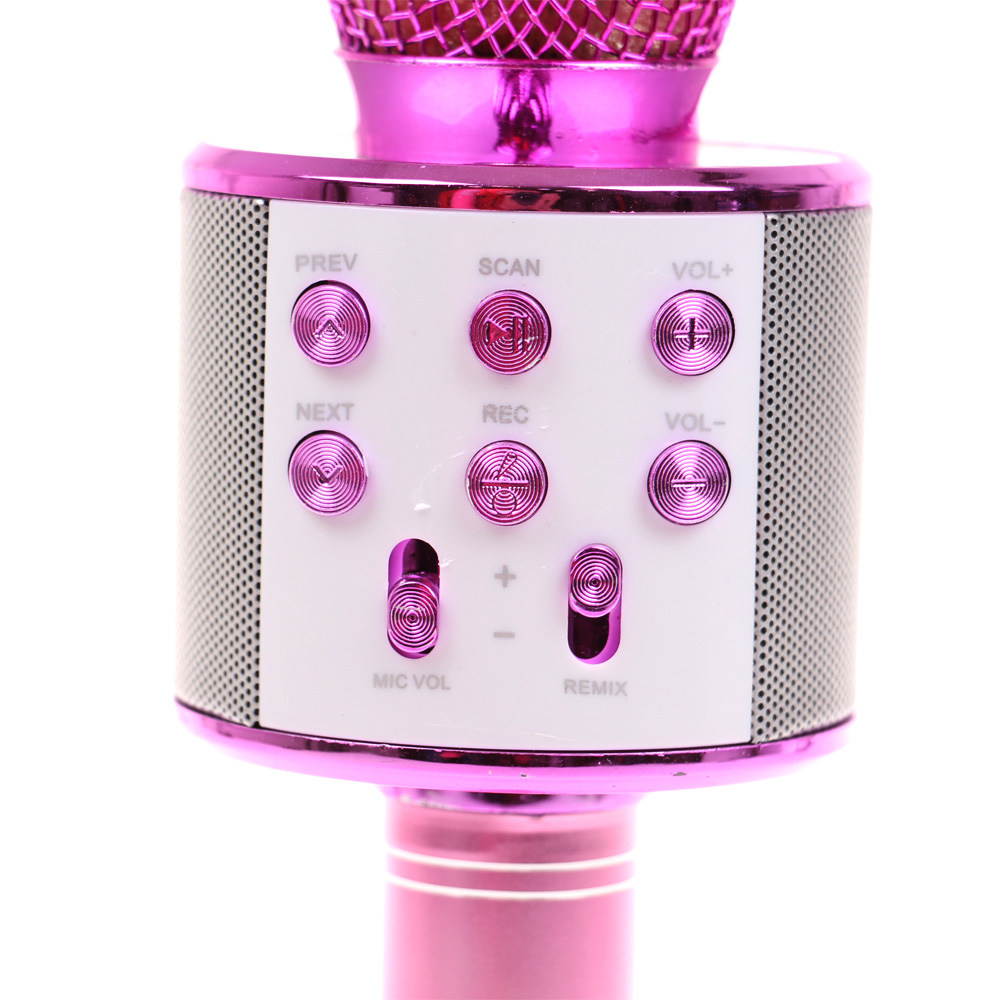 Karaoke mikrofon WS-858 růžový - попередній перегляд 5