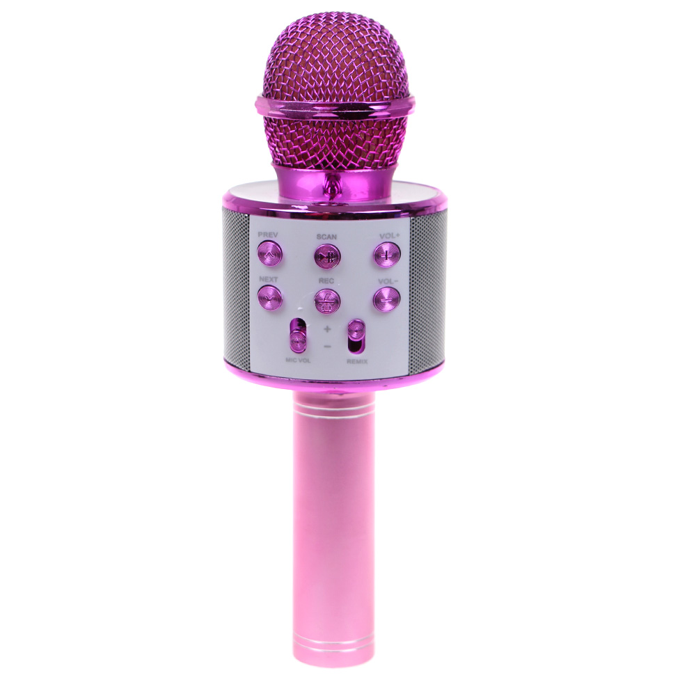Karaoke mikrofon WS-858 růžový - попередній перегляд 1