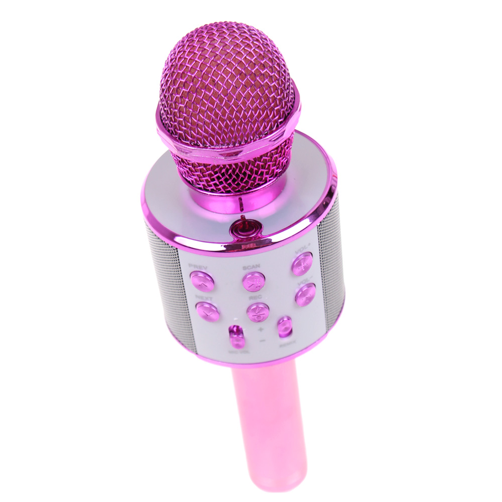 Karaoke mikrofon WS-858 růžový - попередній перегляд 2