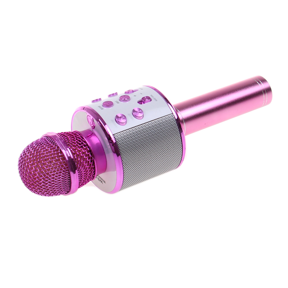 Karaoke mikrofon WS-858 růžový - попередній перегляд 3