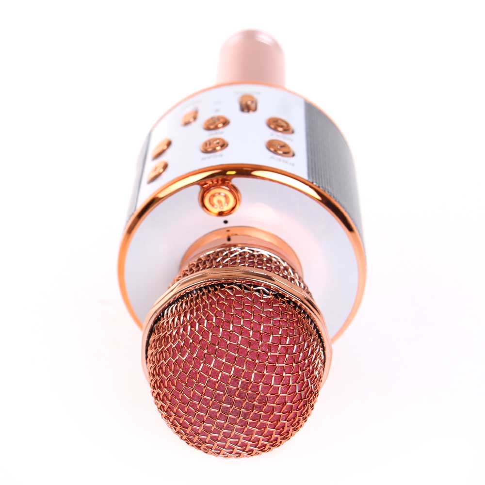 Karaoke mikrofon WS-858 rosegold - попередній перегляд 1
