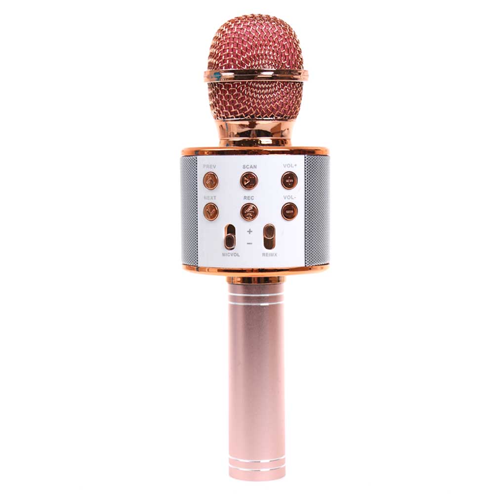 Karaoke mikrofon WS-858 rosegold - попередній перегляд 2