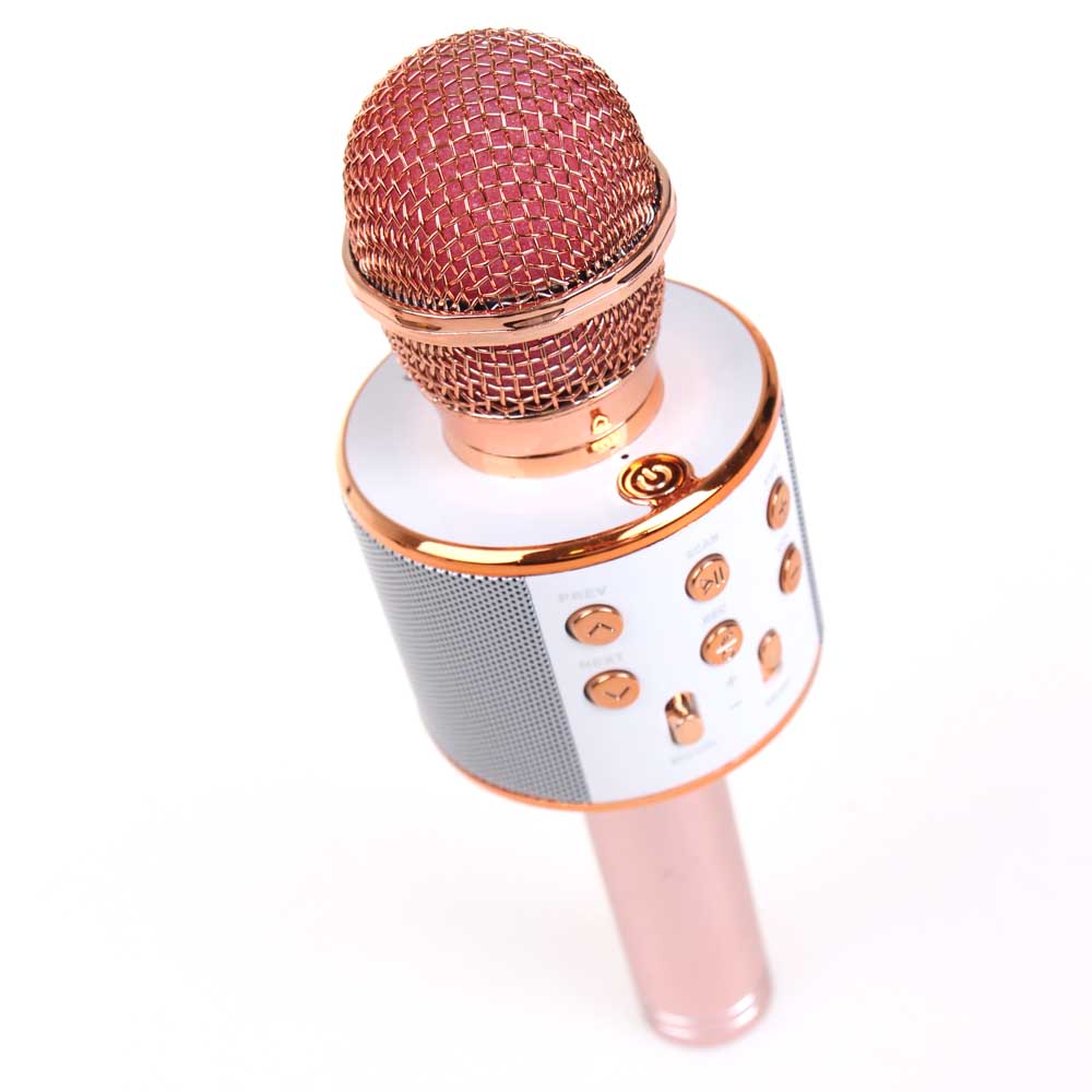 Karaoke mikrofon WS-858 rosegold - попередній перегляд 6