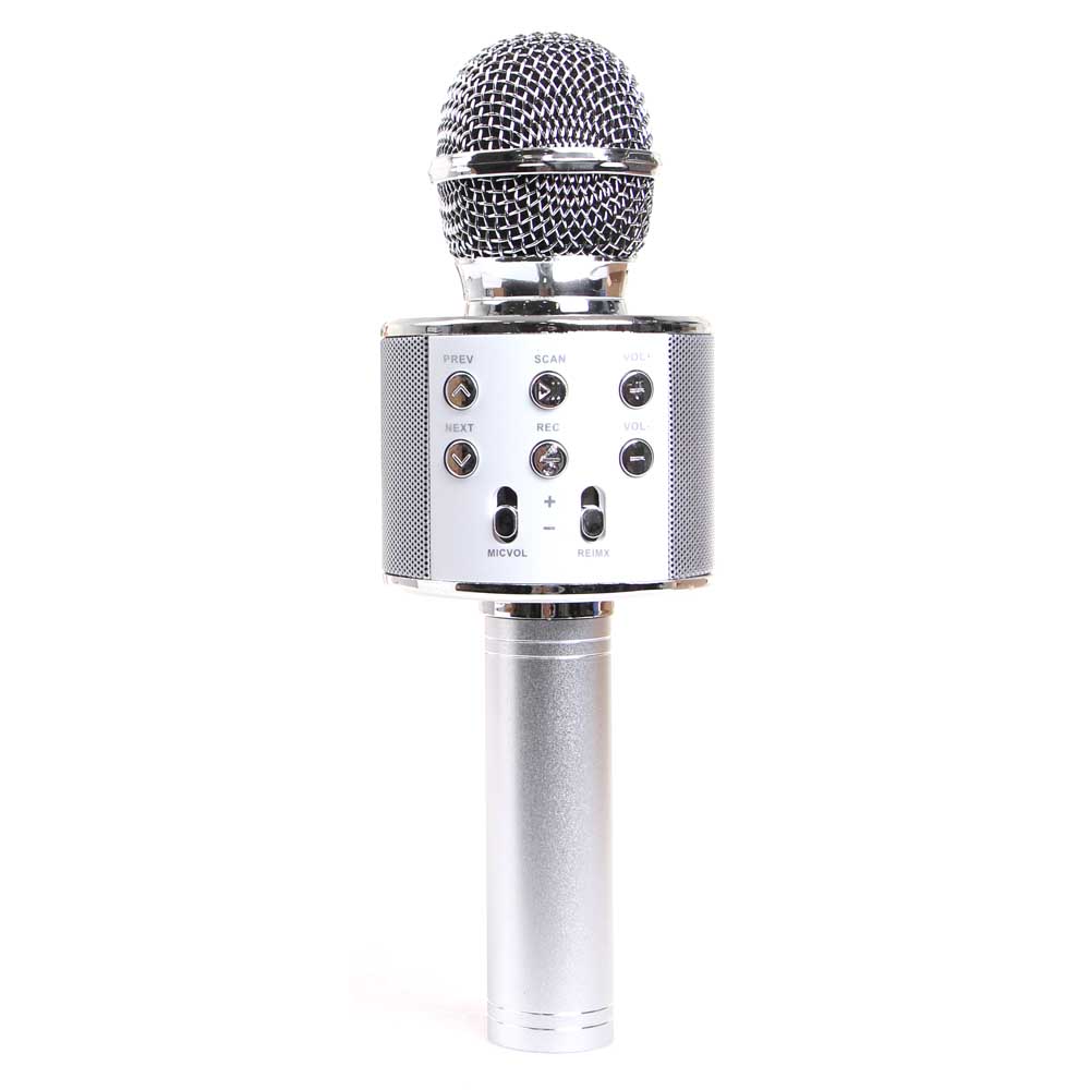Karaoke mikrofon WS-858 stříbrný - попередній перегляд 1