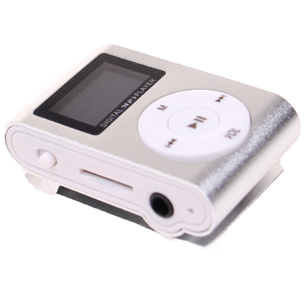 Mini MP3 přehrávač s displejem stříbrný - попередній перегляд 2
