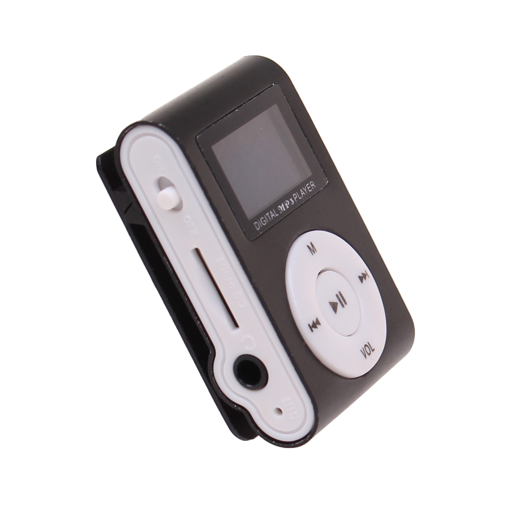 Mini MP3 přehrávač s displejem černý - попередній перегляд 2