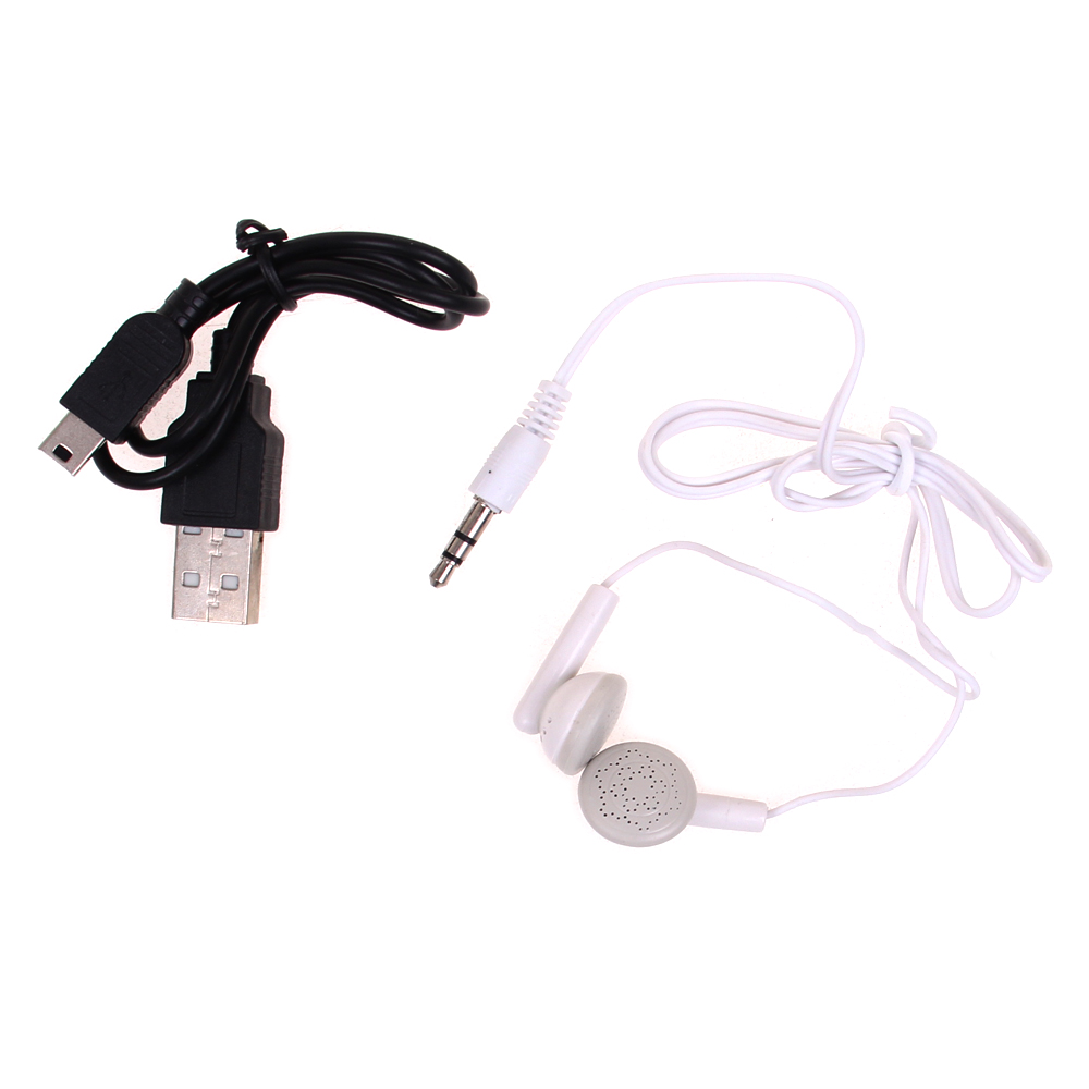 Mini MP3 přehrávač s displejem stříbrný - попередній перегляд 3