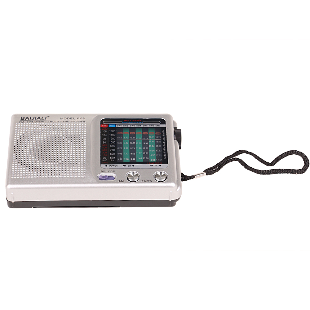 Kapesní rádio KK-9 stříbrné - попередній перегляд 1