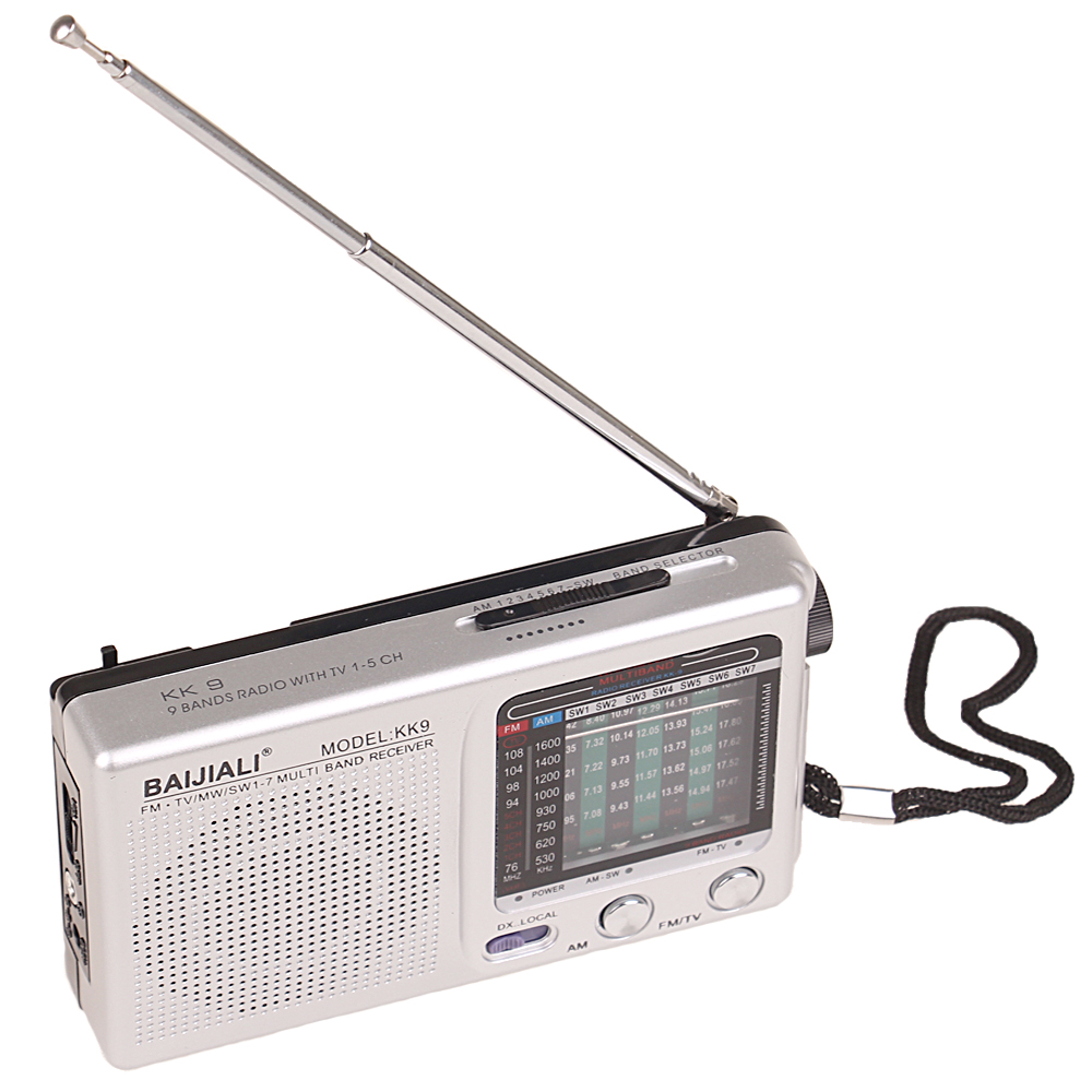 Kapesní rádio KK-9 stříbrné - попередній перегляд 2