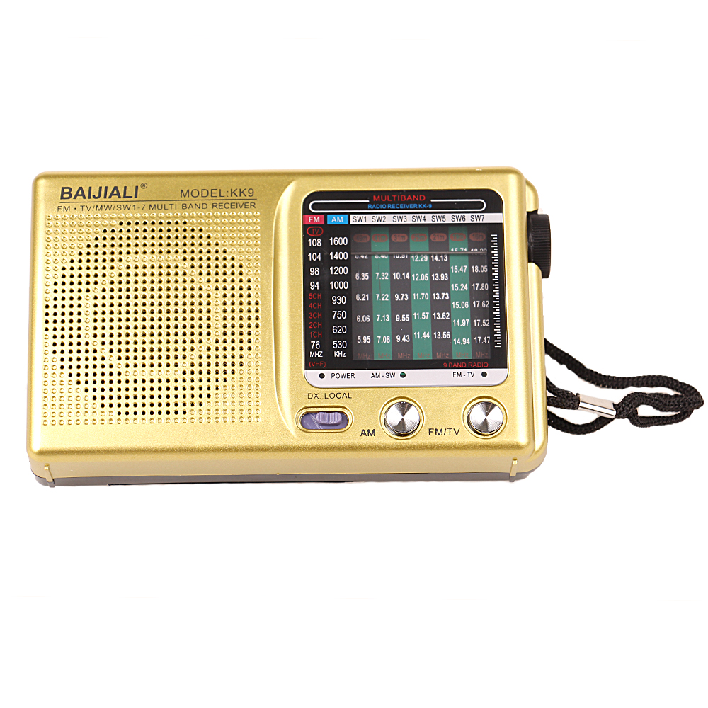 Kapesní rádio KK-9 zlaté - попередній перегляд 2