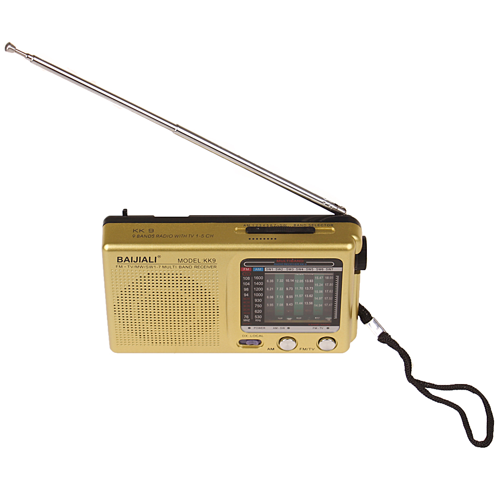 Kapesní rádio KK-9 zlaté - попередній перегляд 3