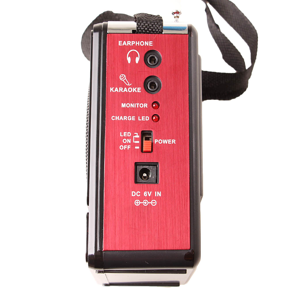 Multimediální rádio GM-6188TD červené - попередній перегляд 4