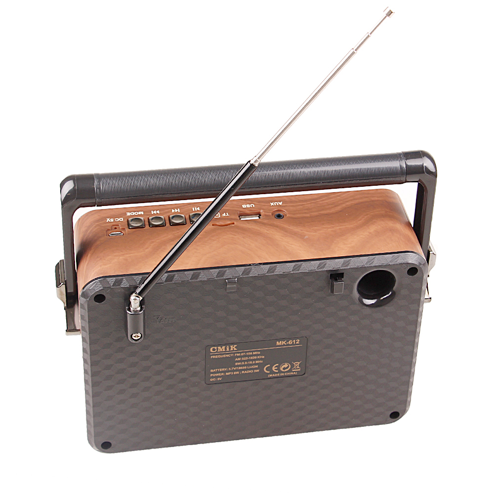 Přenosné dobíjecí retro rádio MK-612 - попередній перегляд 3