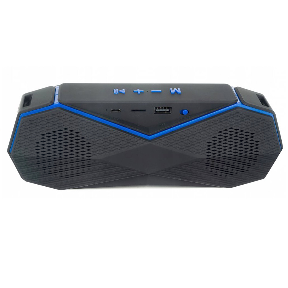Přenosný Bluetooth reproduktor H18 černo modrý - попередній перегляд 1