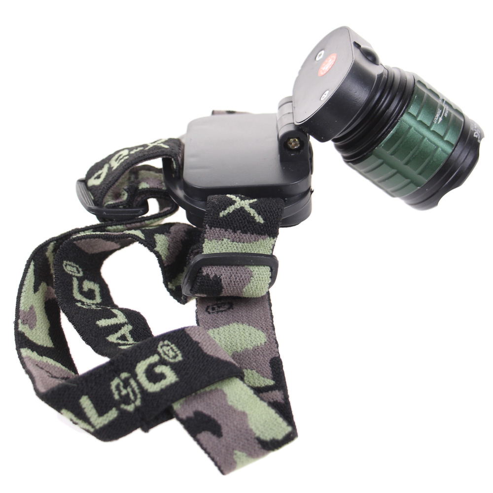 LED čelovka se zoomem maskáčová  - попередній перегляд 2