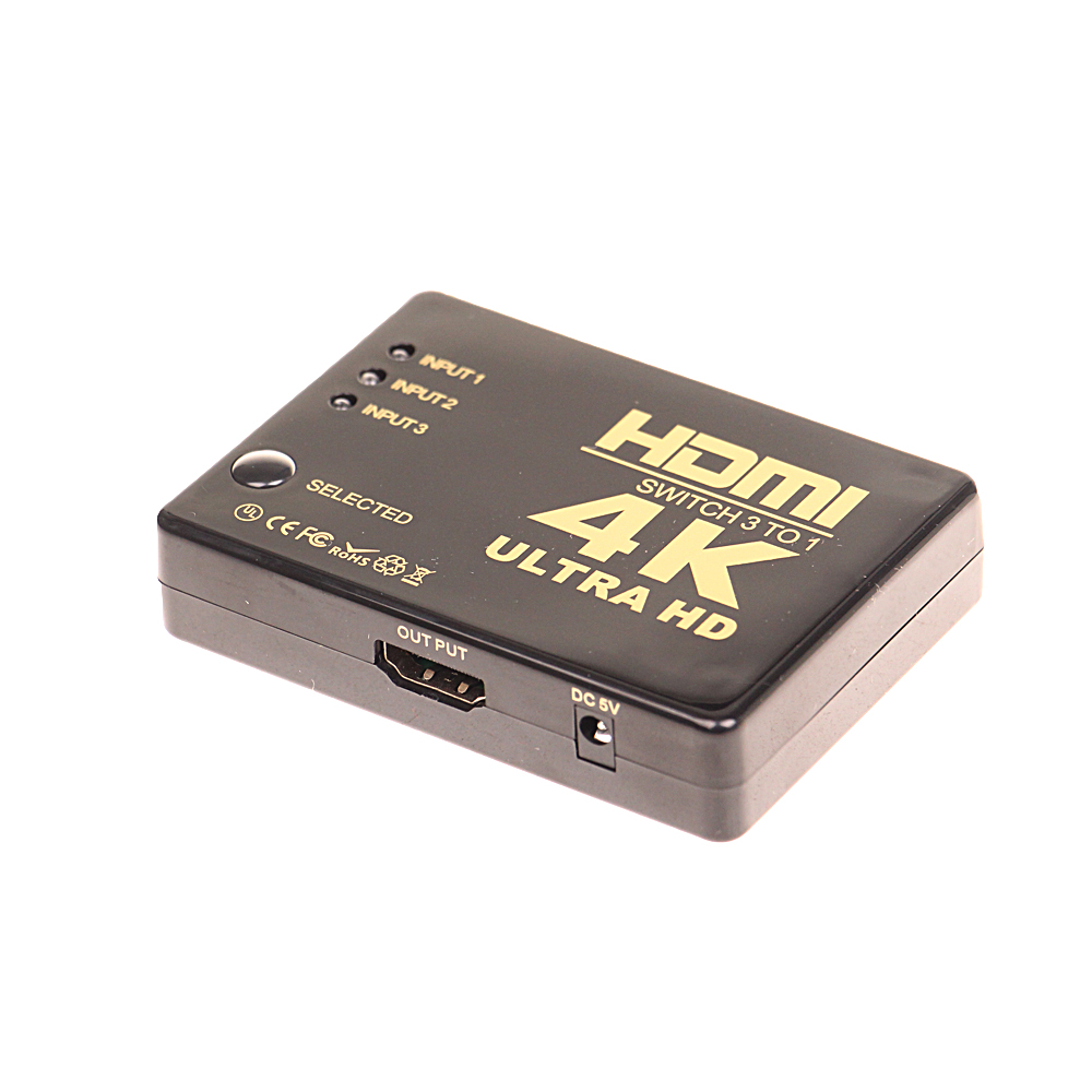 HDMI přepínač s dálkovým ovládáním 4K - попередній перегляд 1