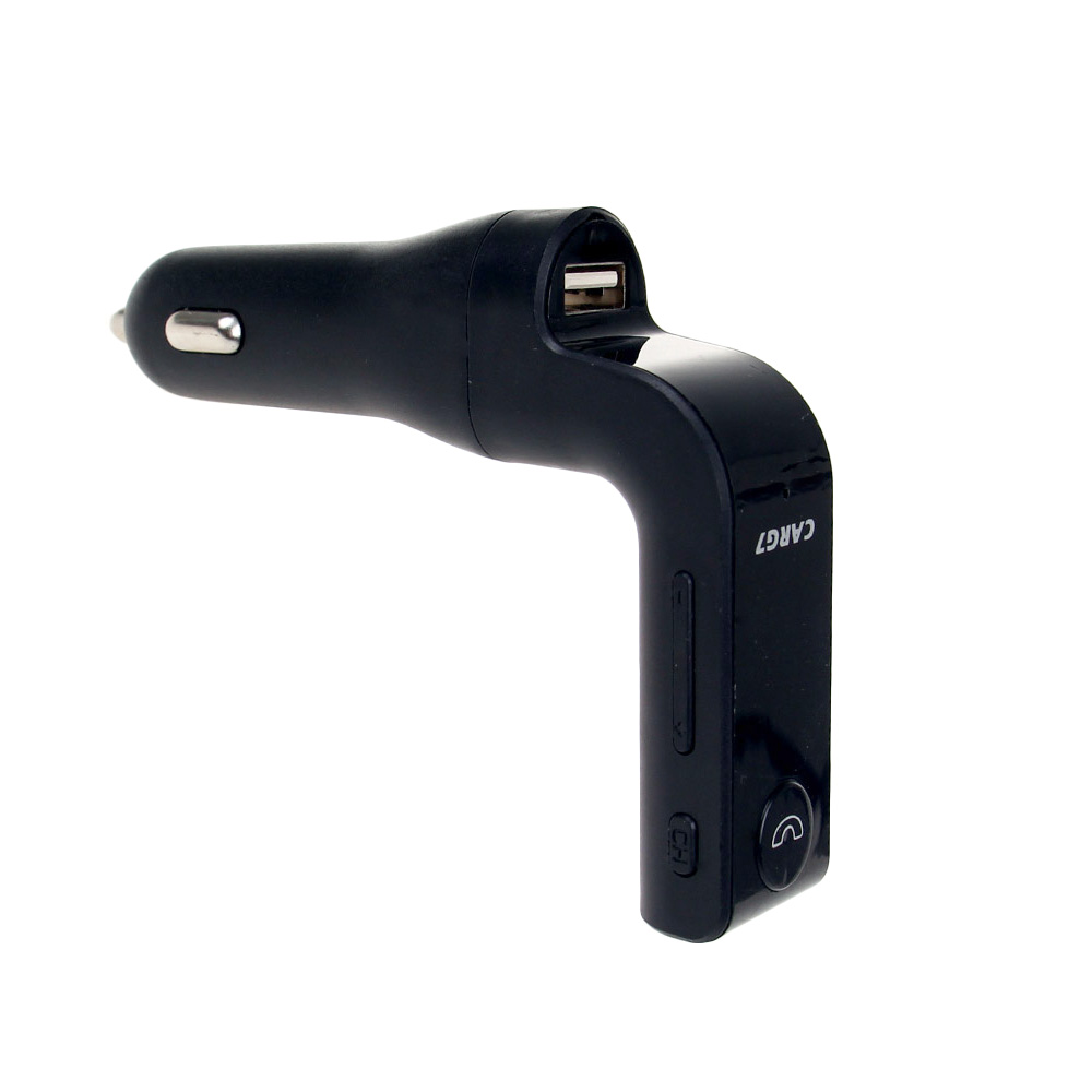 Multifunkční bluetooth handsfree do auta Car G7 černé - попередній перегляд 1