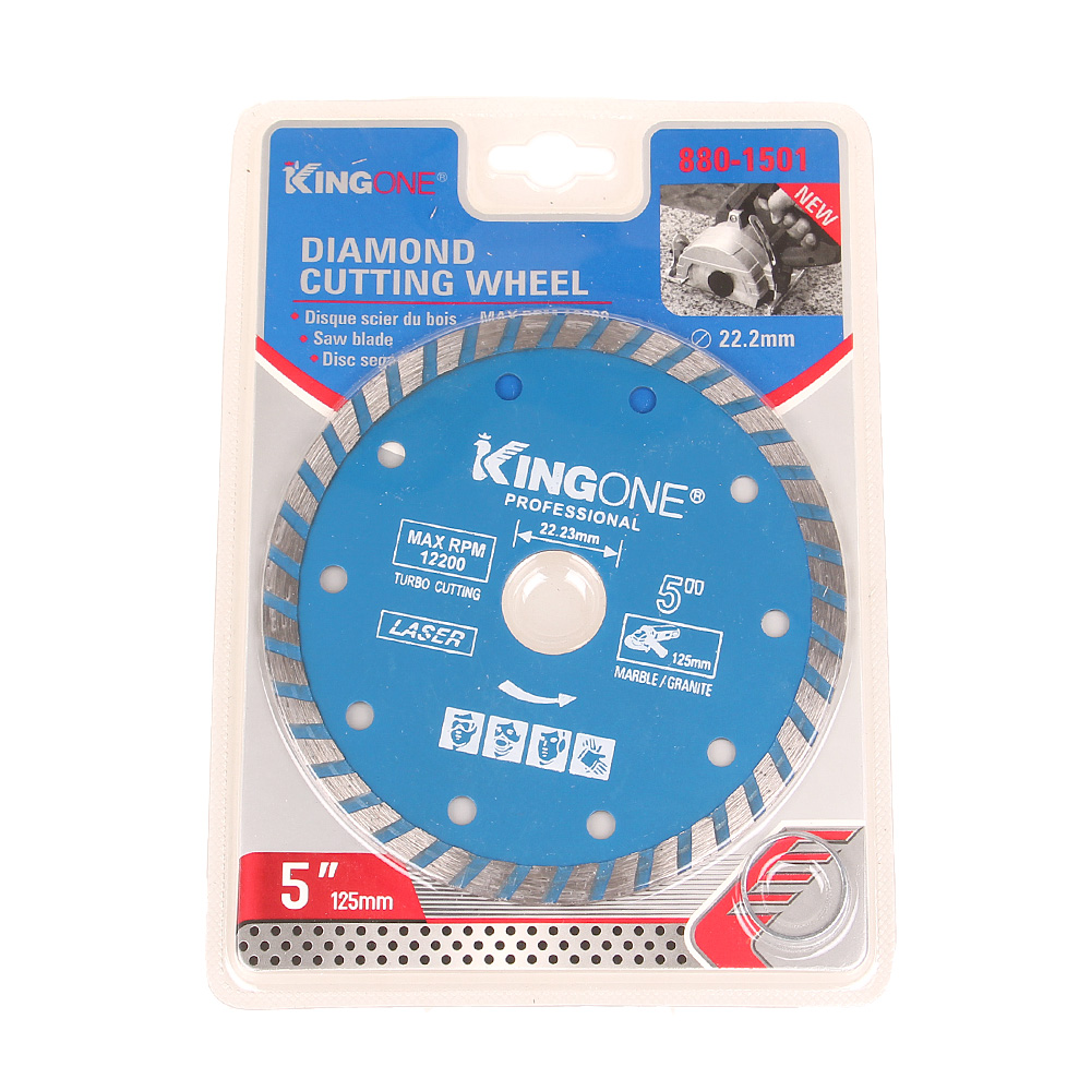 Diamantový řezný kotouč TURBO 125 mm - попередній перегляд 3
