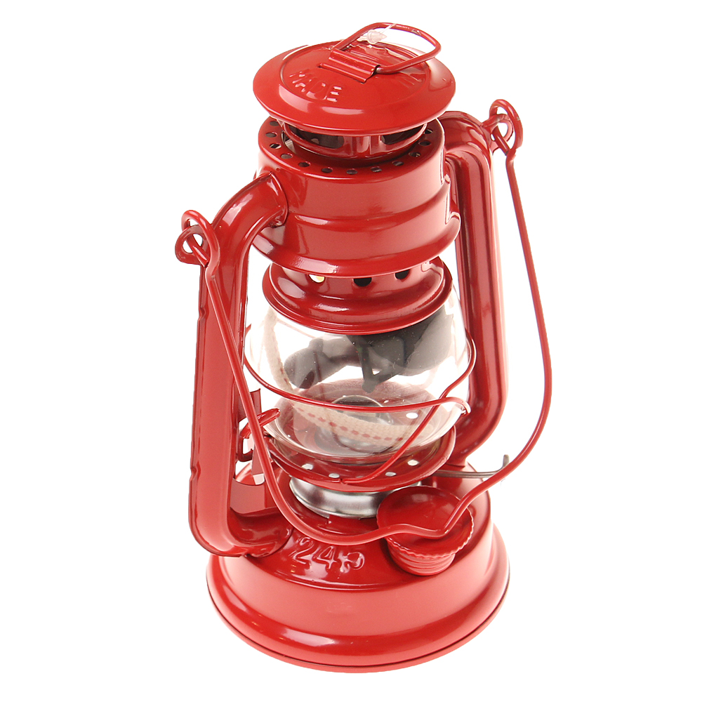 Petrolejová lampa 19 cm červená - попередній перегляд 1