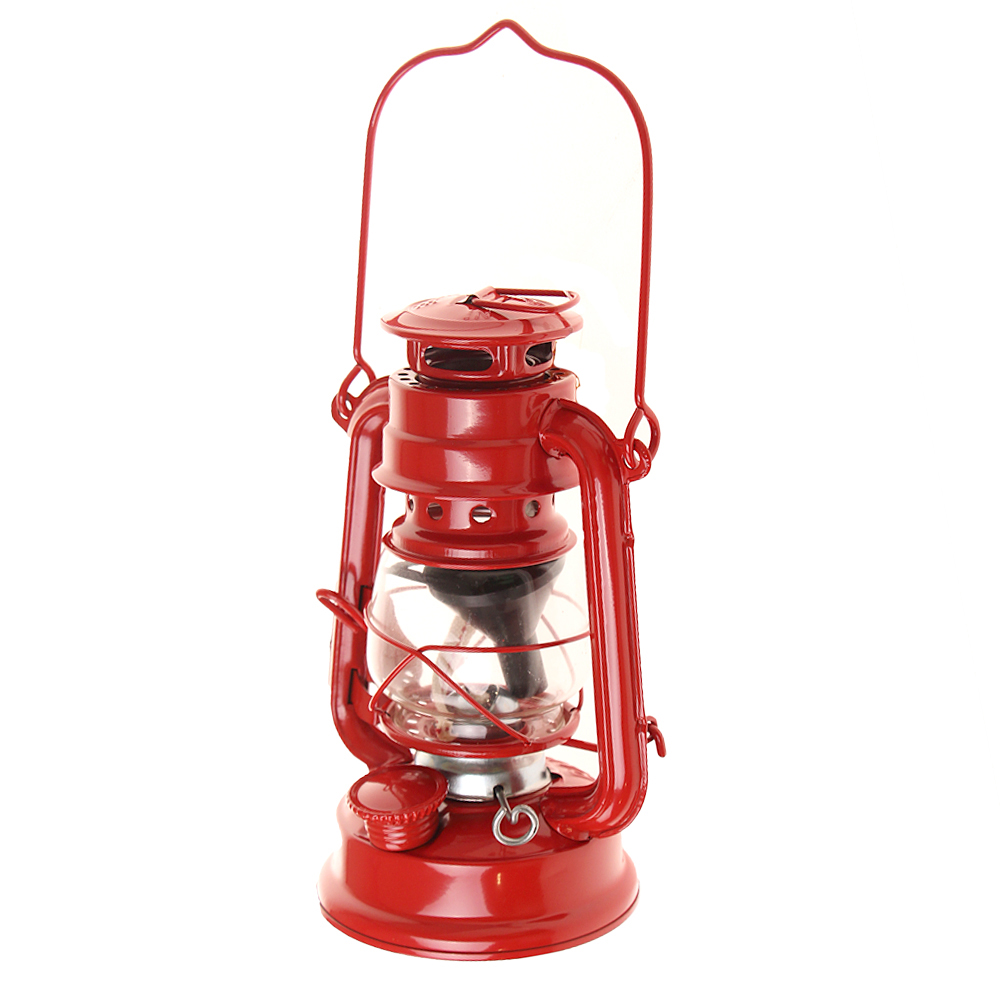 Petrolejová lampa 19 cm červená - попередній перегляд 3