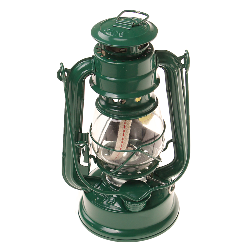 Petrolejová lampa 19 cm zelená - попередній перегляд 1