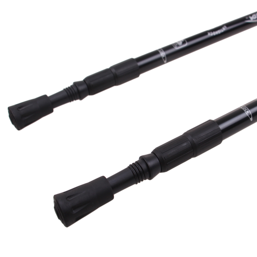 Trekingové hole s odpružením (2ks) černé - попередній перегляд 2