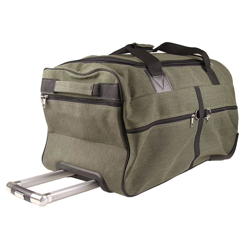 Cestovní taška na kolečkách 65 cm zelená - попередній перегляд 2