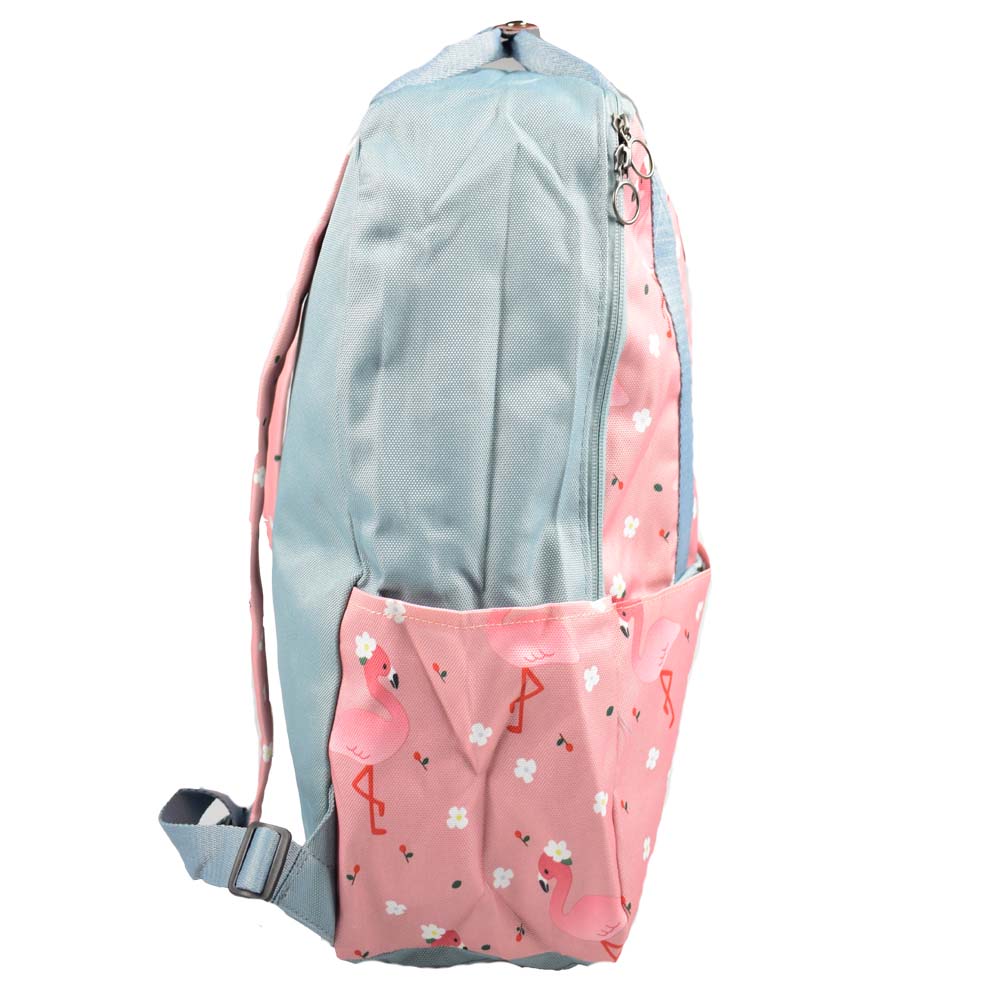 Batoh růžový s plameňáky s náplní školních potřeb - попередній перегляд 2