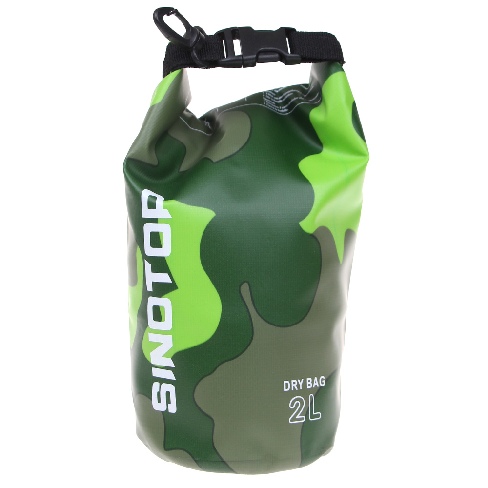 Nepromokavý vak 2 l maskáčový zelený - попередній перегляд 1