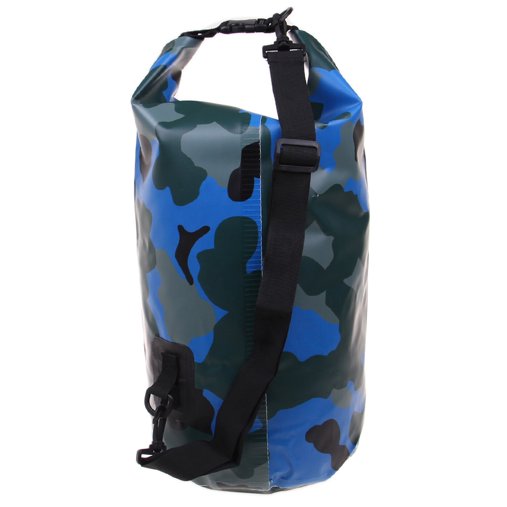 Nepromokavý vak 15 l modrý maskáč - попередній перегляд 4