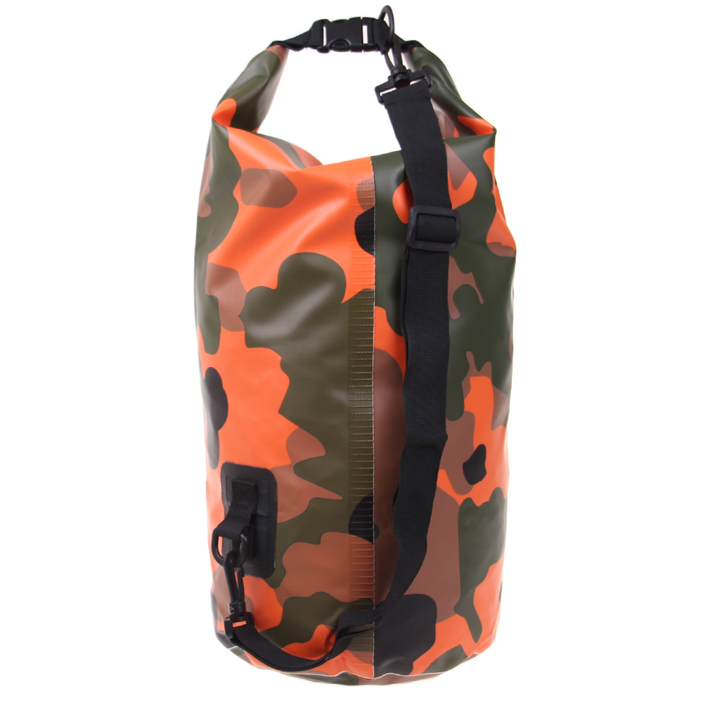 Nepromokavý vak 15 l oranžový maskáč - попередній перегляд 3